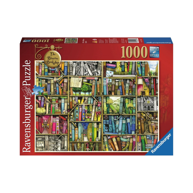 ravensburger 1000 piece Bizarre Bookshop ravensburger 1000 piece Bizarre Bookshop