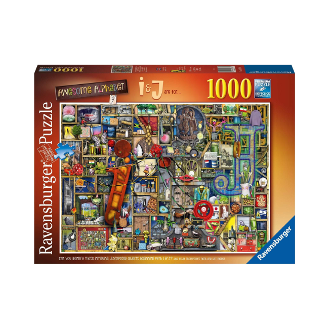ravensburger 1000 piece awesome alphabet I & J ravensburger 1000 piece awesome alphabet I & J