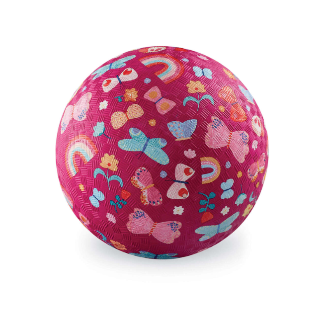 Crocodile Creek – Large Playground Ball: Butterfly Fields