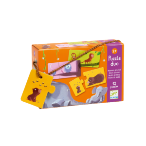 Djeco - Puzzle Duo: Mum + Baby