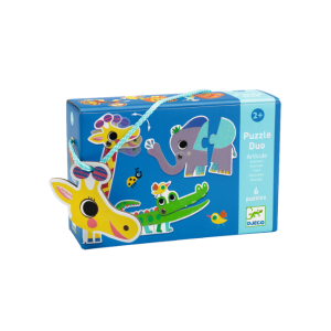 Djeco - Puzzle Duo: Animals