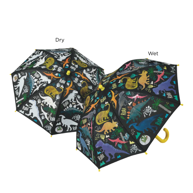 Floss + Rock - Colour Changing Umbrella_ dinosaur