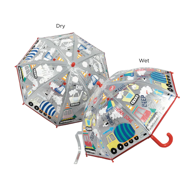 Floss + Rock - Transparent Colour Changing Umbrella_ construction Floss + Rock - Transparent Colour Changing Umbrella_ construction