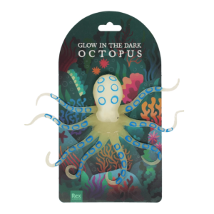 Rex London - Glow in the Dark Squishy: Octopus