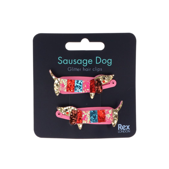 Rex London Hair Clips - Sausage Dog Rex London Hair Clips - Sausage Dog