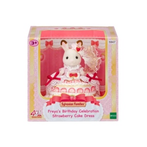Sylvanian Families - Freya's Birthday Celebration Strawberry Cake Dress