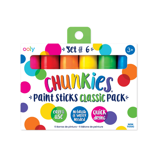 ooly chunkies pain sticks classic 6 pack ooly chunkies pain sticks classic 6 pack