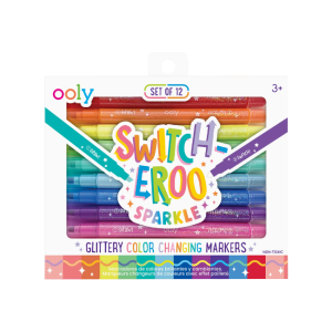 Ooly - Switch-Eroo Sparkle: 12 Glittery Colour Changing Markers