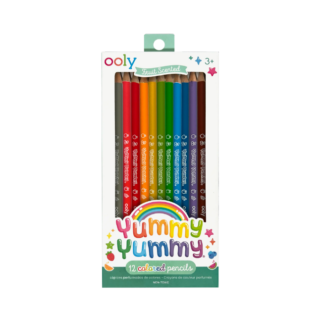 ooly yummy yummy 12 fruit scented coloured pencils ooly yummy yummy 12 fruit scented coloured pencils
