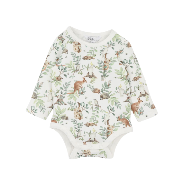 Bebe – Charlie_ Organic Long Sleeve Bodysuit Bebe – Charlie_ Organic Long Sleeve Bodysuit