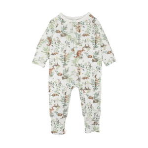 Bebe - Charlie: Organic Long Sleeve Zipsuit