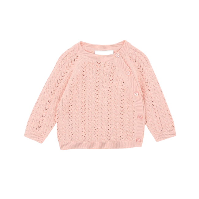 Bebe – Gemma_ Organic Pointelle Knitted Jumper