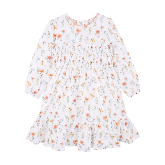 Bebe – Gemma_ Organic Shirred Dress Bebe – Gemma_ Organic Shirred Dress