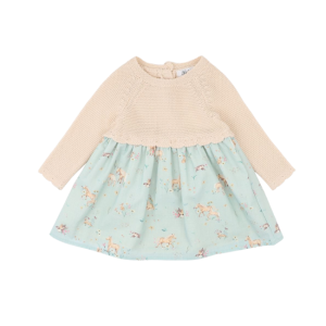 Bebe - Winnie: Knitted Bodice Dress