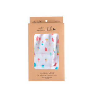 Emotion + Kids - Muslin Wrap: Ice Cream