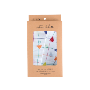 Emotion + Kids - Muslin Wrap: Paper Planes
