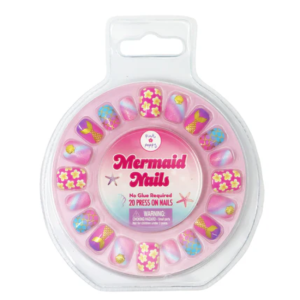 Pink Poppy - 3D Press on Nails: Mermazing Mermaid