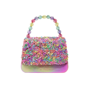 Pink Poppy - Hard Handbag: Sparkly Sequin