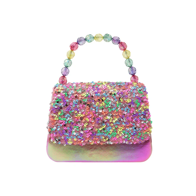 Pink Poppy - Hard Handbag_ Sparkly Sequin