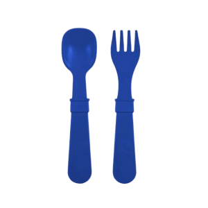 Re-Play - Fork + Spoon Set: Navy