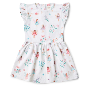 Snuggle Hunny - Organic Dress: Fairy Garden