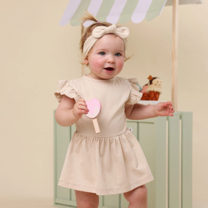 Snuggle Hunny - Organic Dress: Babyccino