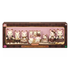Sylvanian Families - Chocolate Rabbit Family Anniversary Set
