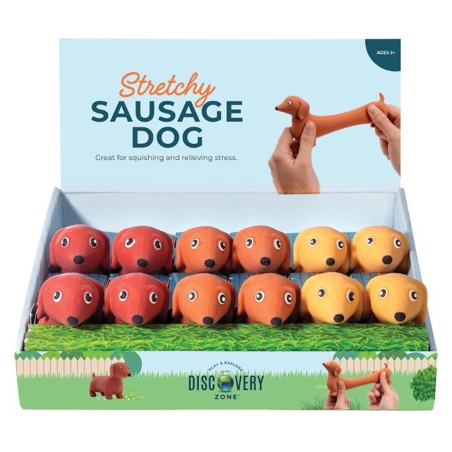 isgift discovery zone stretchy sausage dog