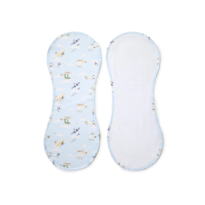 Snuggle Hunny - Organic Cotton Burp Cloth: Taking Flight