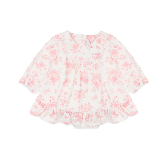 Bebe – Fern_ Birds Organic Overlay Dress Bebe – Fern_ Birds Organic Overlay Dress