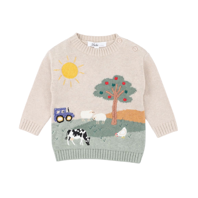 Bebe – Hunter_ Farm Organic Knitted Jumper