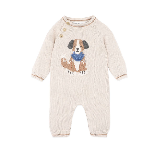 Bebe – Otto_ Organic Knitted Dog Romper