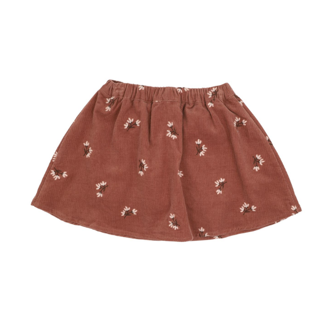 Fox + Finch – Wild Garden_ Embroidered Skirt with Shorts