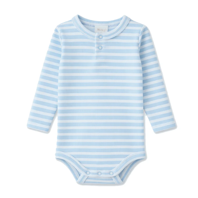 Milky - Bubbysuit_ Mist Stripe Milky - Bubbysuit_ Mist Stripe