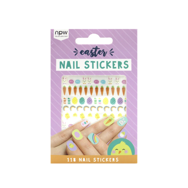 NPW Nail Stickers - Easter Chick Multi-Coloure