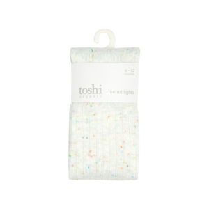Toshi - Organic Dreamtime Footed Tights: Snowflake