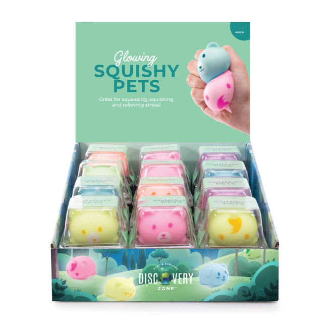 isgift Discovery Zone Glow In The Dark Squishy Pets