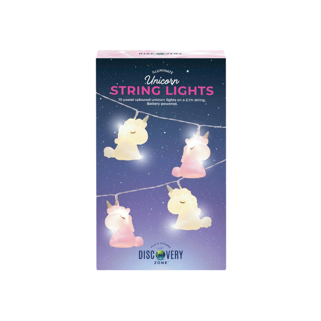 isgift Discovery Zone Illuminate String Lights Unicorn Fantasy