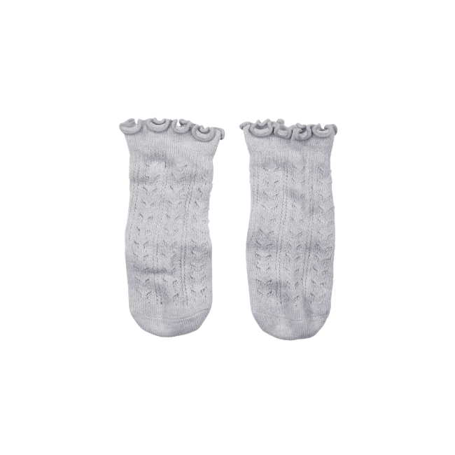 toshi Organic Socks Knee Frilly Lace (4)