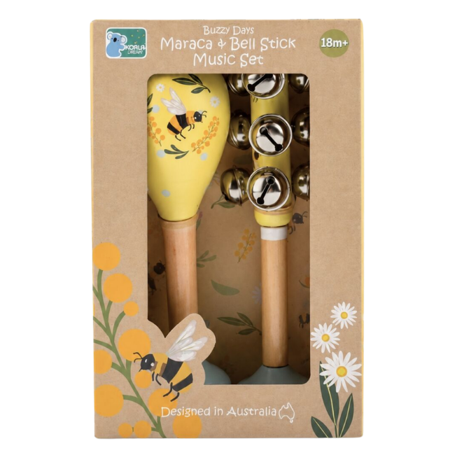 Koala Dream - Maraca + Bell Set_ Buzzy Days Bee