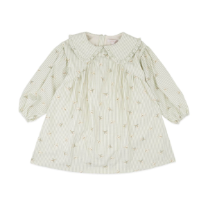 Fox + Finch - Orchard Bloom: Embroidered Stripe Dress