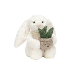 Jellycat - Original Cream Bunny with Plant