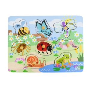 Koala Dream - 2 in 1 Peg Puzzle: Insect and Their Homes