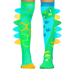MadMia - Kids Socks: Green Dinosaur