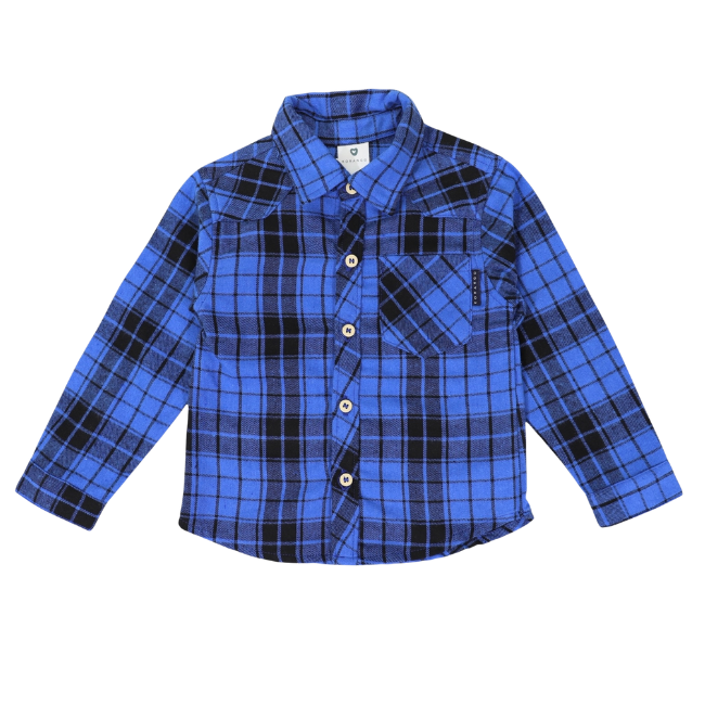 Korango – Flannel Shirt_ Blue Korango – Flannel Shirt_ Blue