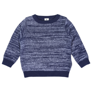 Korango - Fleck Knit Sweater: Blue