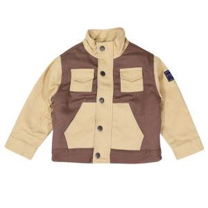 Korango - Sherpa Lined Soft Twill Jacket: Sand