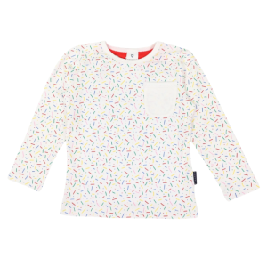Korango - Sprinkles Tee with Pocket: Beige