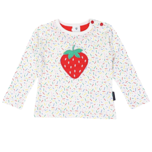 Korango - Strawberry Sprinkles Top: Beige