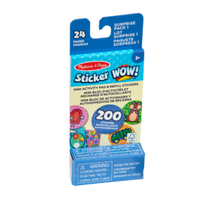 Melissa + Doug - Sticker WOW!™ Mini Activity Pad & Refill Stickers: Surprise